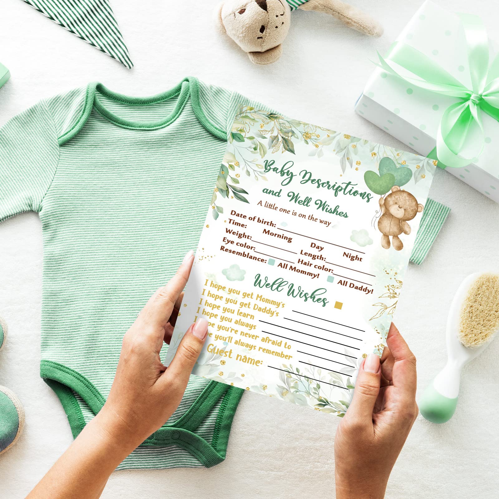 Foto 7 pulgar | Juegos de Baby Shower Gersoniel Bear 125 Unidades - Venta Internacional