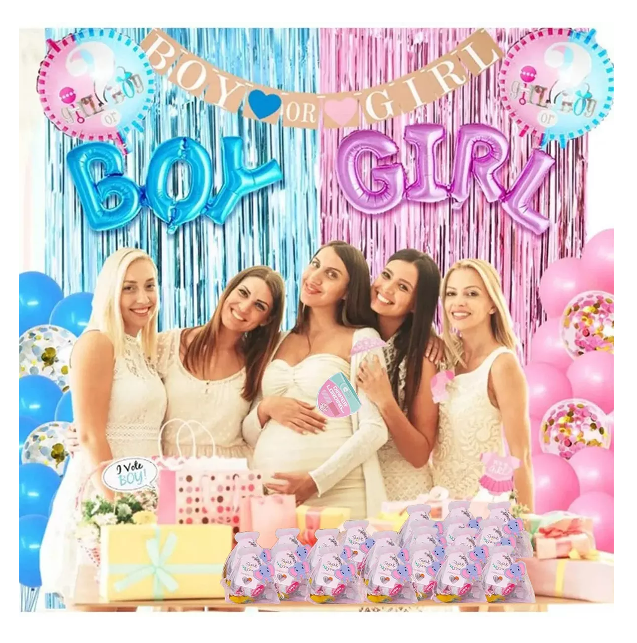 Foto 5 | Llaveros de Elefante para Baby Shower 30 Piezas