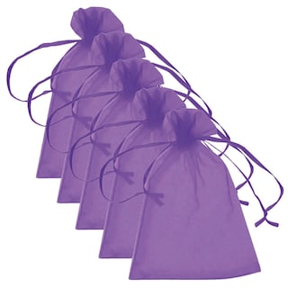 Foto 1 | Bolsa de Organza para evento VentDepot Mxypl-005 5 Piezas Moradas