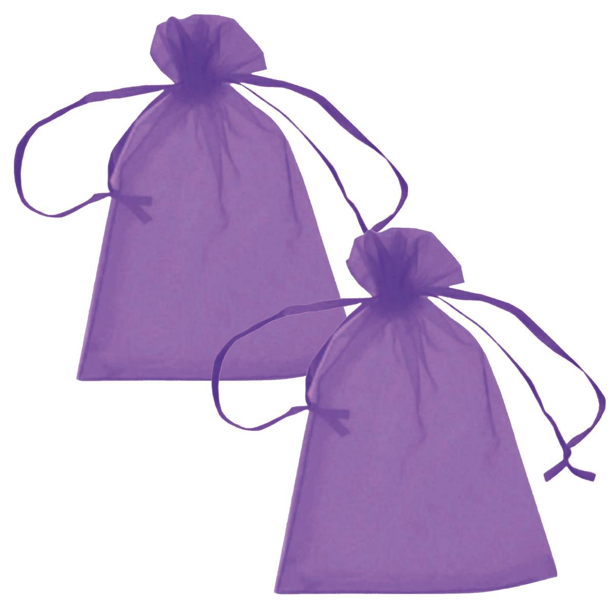 Foto 3 pulgar | Bolsa de Organza para Evento VentDepot Mxypl-002 2 Piezas Moradas
