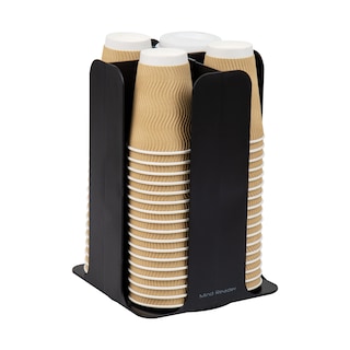 Foto 1 | Portavasos Para Bebidas Mind Reader Con Tapa, Carrusel, Plástico Negro - Venta Internacional.
