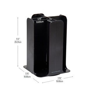 Foto 3 | Portavasos Para Bebidas Mind Reader Con Tapa, Carrusel, Plástico Negro - Venta Internacional.