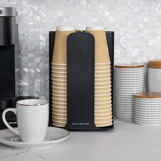 Foto 6 | Portavasos Para Bebidas Mind Reader Con Tapa, Carrusel, Plástico Negro - Venta Internacional.