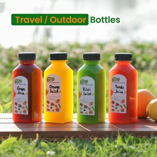 Foto 6 | Botellas de Jugo Aozita Plástico Reutilizables 360 Ml 24 Piezas - Venta Internacional
