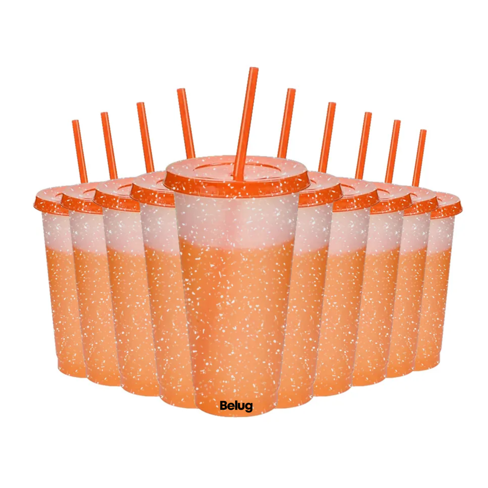 Foto 2 pulgar | Vasos Mágicos De 700ml Belug  Que Cambian De Color, 10 Piezas Colores