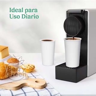 Foto 5 | Berry Green Vasos Blancos Para Café, Paquete De 120 Vasos, Resistentes, Perfectaos Para Cafe, Te Y Todo Tipo De