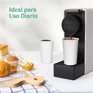 Foto 5 | Berry Green Vasos Blancos Para Café, Paquete De 120 Vasos, Resistentes, Perfectaos Para Cafe, Te Y Todo Tipo De