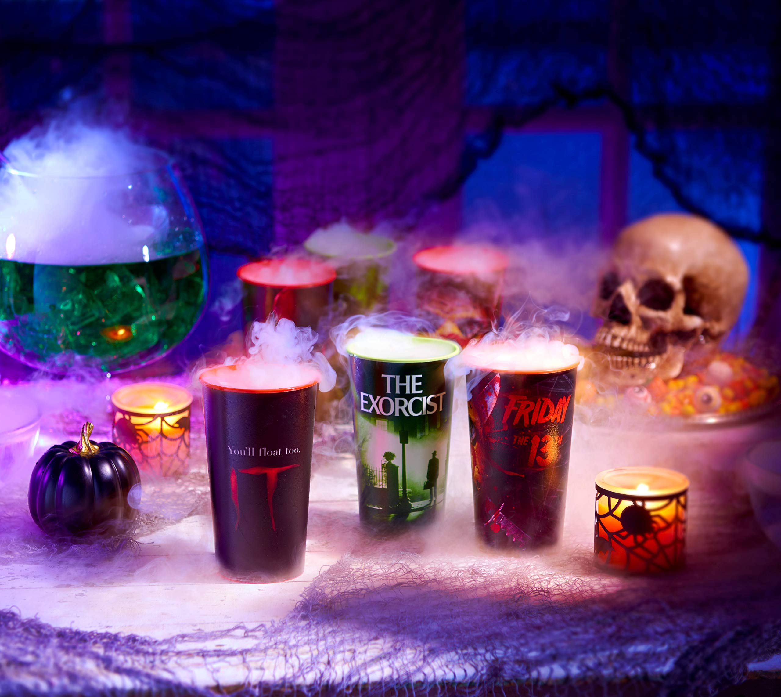 Foto 4 pulgar | Vasos Para Fiestas American Greetings Horror Movie, 650 Ml, 6 Unidades - Venta Internacional.