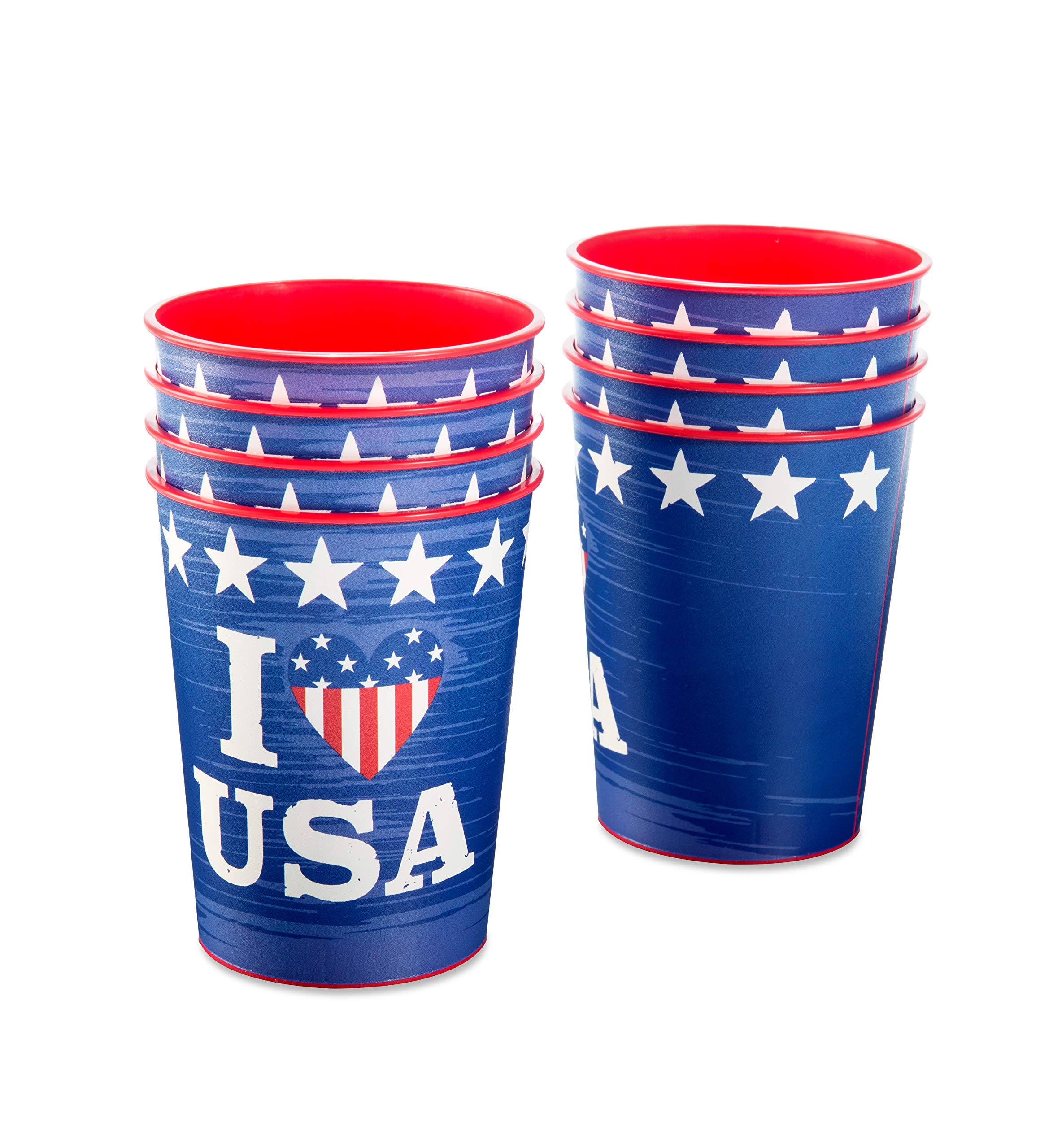 Foto 3 pulgar | Vasos Para Fiestas American Greetings Memorial Day (8 Unidades) - Venta Internacional.