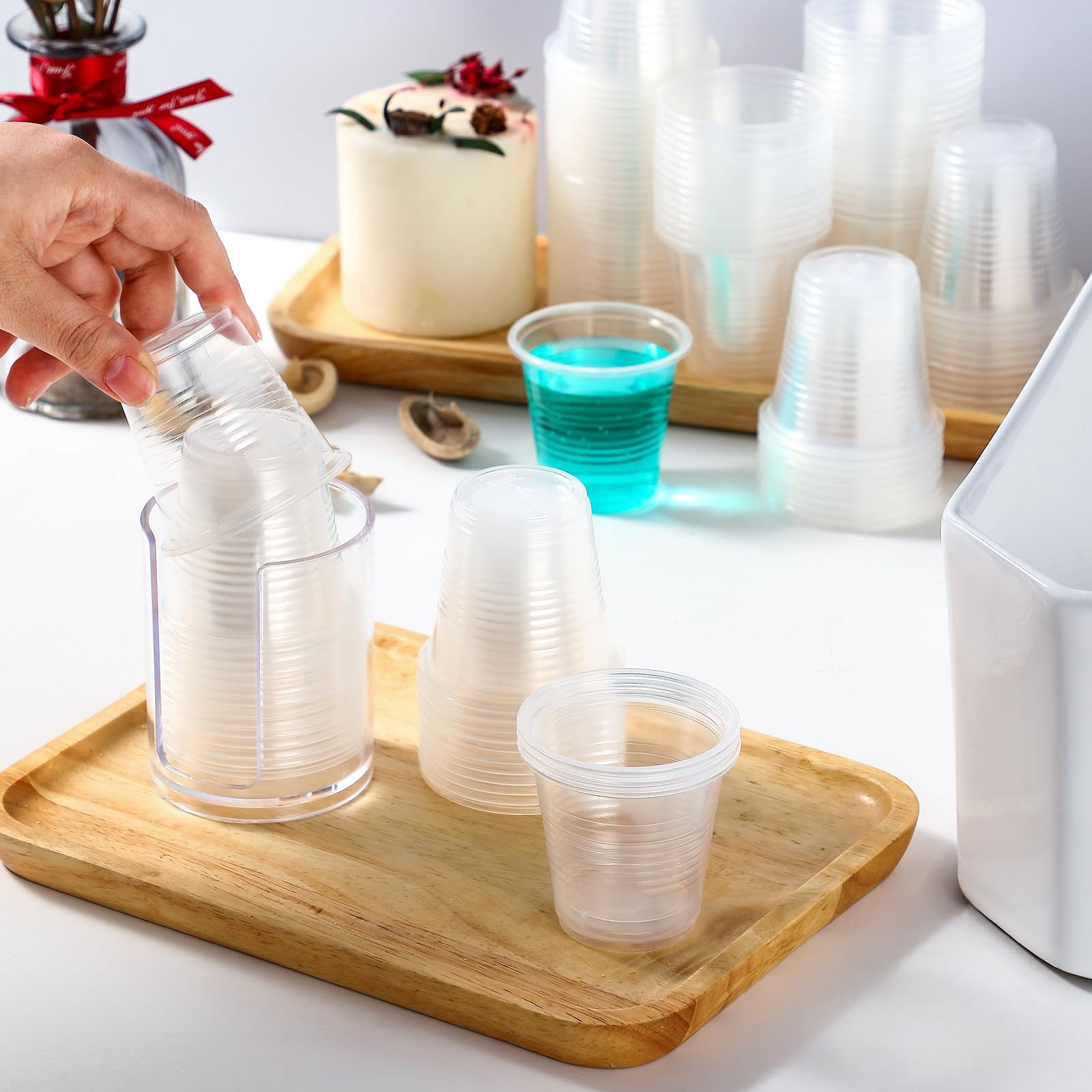 Foto 6 | Vasos Desechables De Plástico Aozita De 90 Ml Para Enjuague Bucal, Paquete De 160 - Venta Internacional.