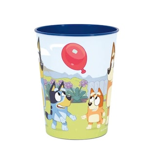 Foto 3 | Artículos Para Fiestas Unique Bluey Birthday Con 12 Vasos Reutilizables - Venta Internacional.