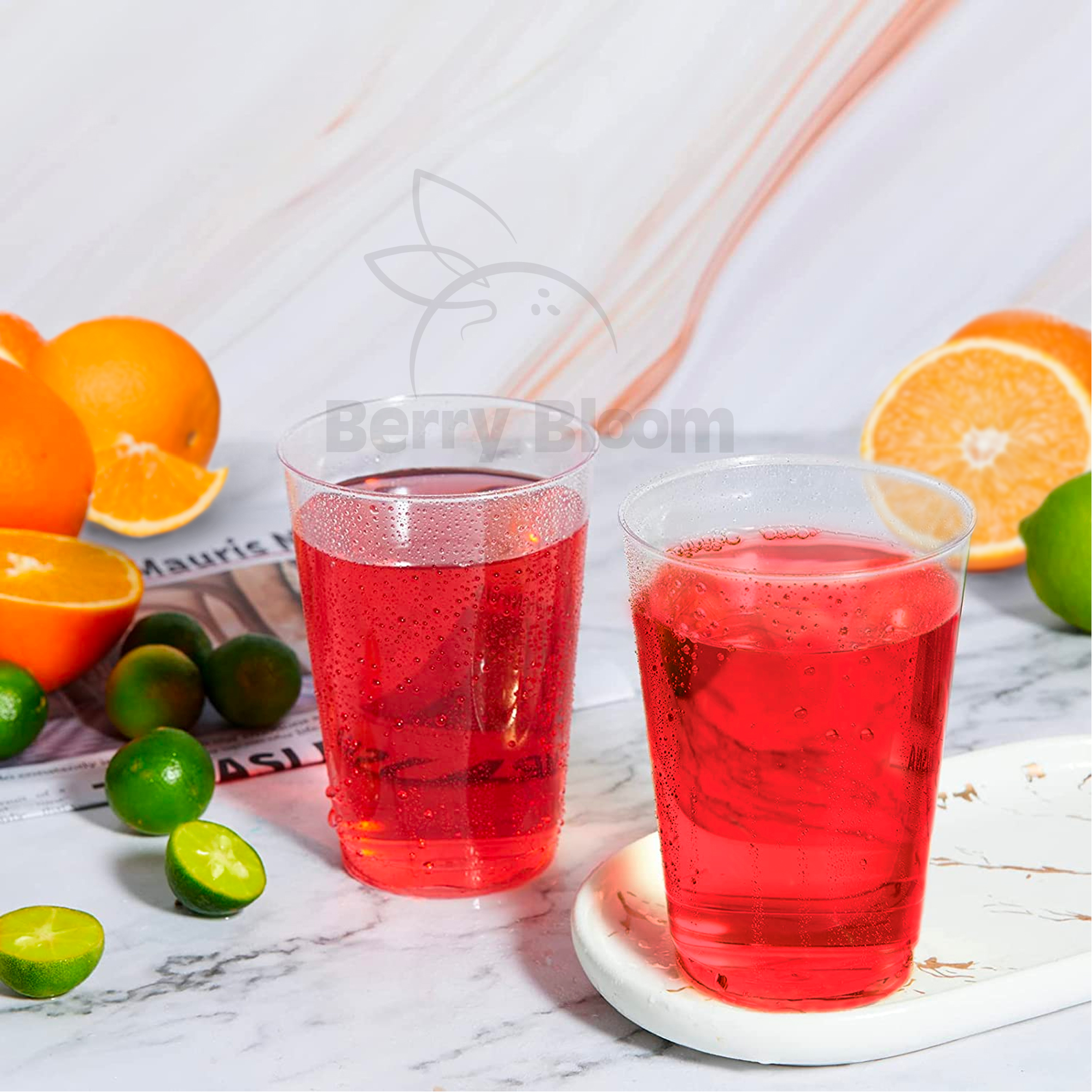 Foto 6 pulgar | Berry Hip 100 Copas Reutilizables Transparentes Vasos Elegantes Para Fiestas  Bodas  Postre  Cócteles  Vino (12 Onzas)