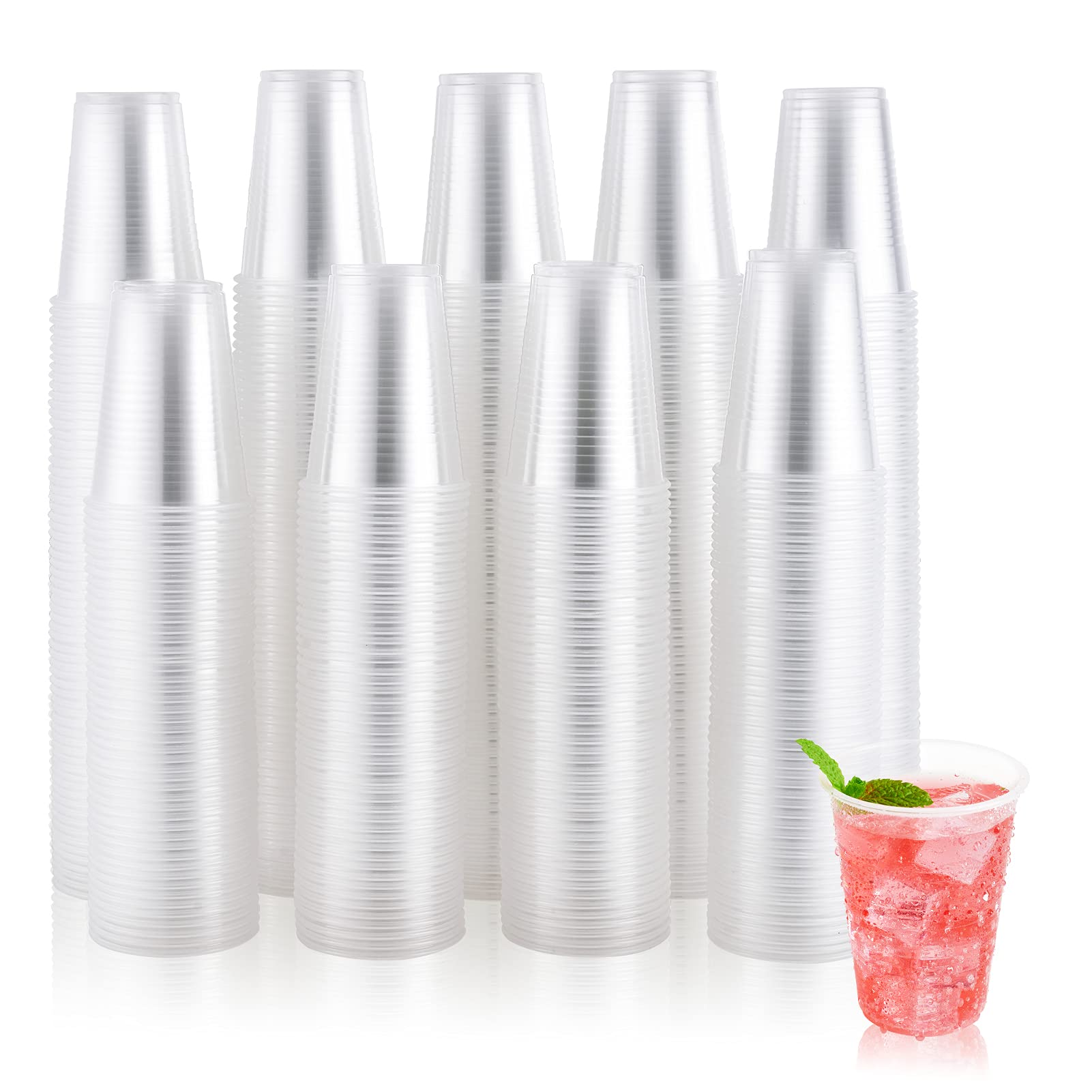 Foto 1 | Vasos De Plástico Jolly Chef  9 Oz (paquete De 600)  Vasos Desechables Transparentes - Venta Internacional.