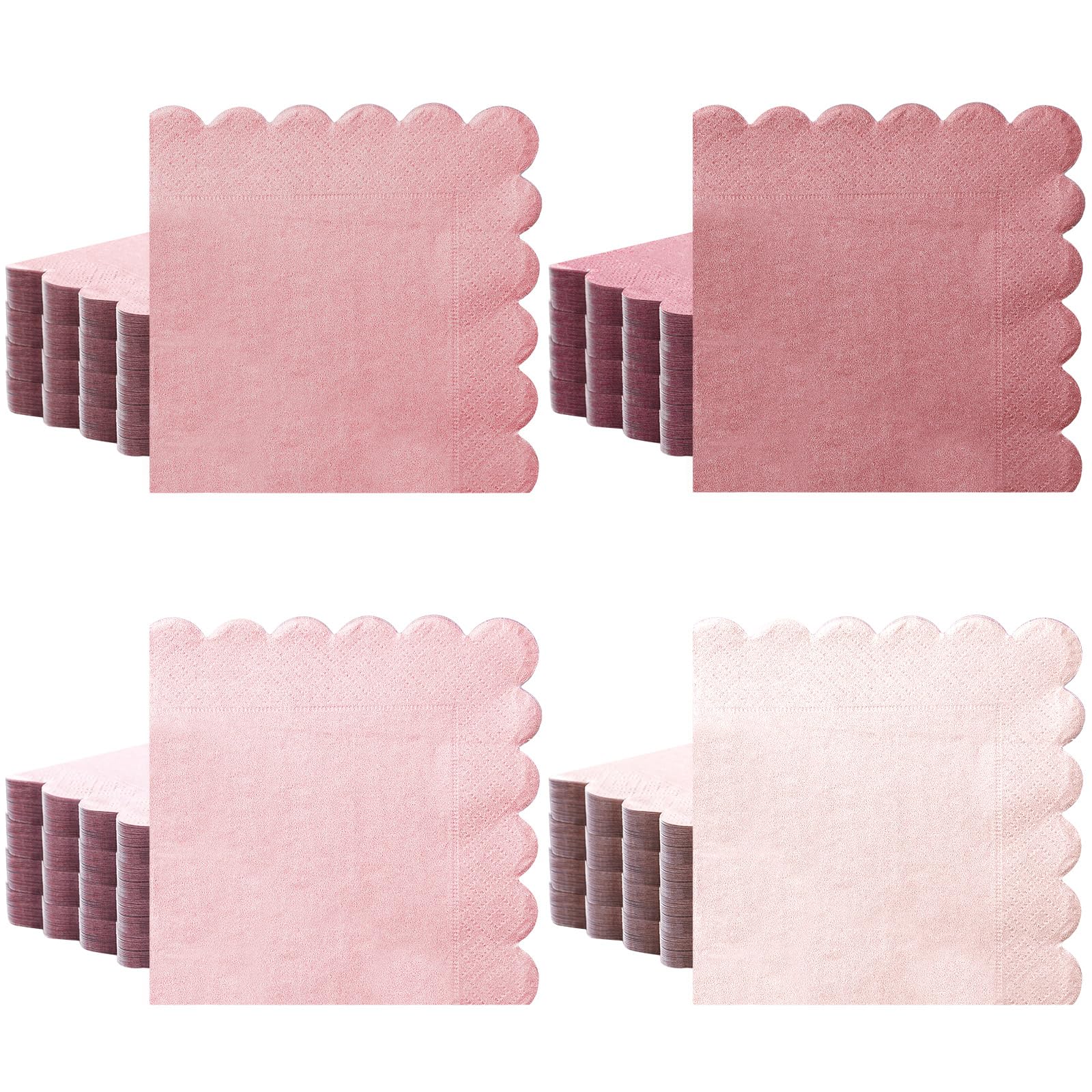 Servilletas Zhanmai Rosa 100 Unidades - Venta Internacional