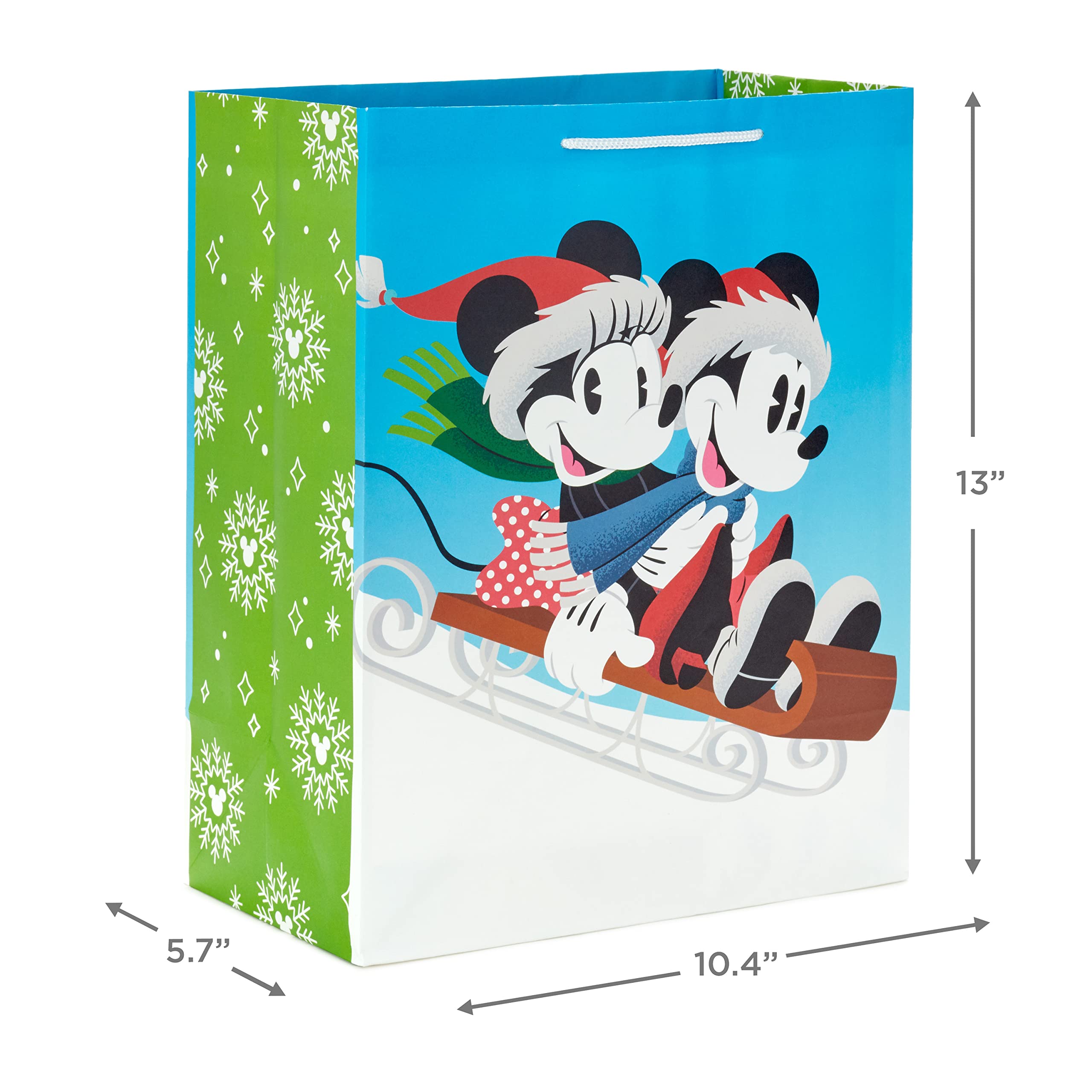 Foto 5 pulgar | Bolsas de Regalo Navideñas Hallmark Mickey y Minnie Surtidas - Venta Internacional