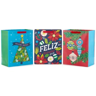 Foto 1 | Bolsa De Regalo Hallmark Vida 13 Large Christmas (3 En Español) - Venta Internacional.