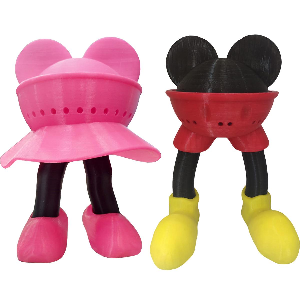 Foto 2 | Base Mickeyminnie Para Alexa 3d 3d Art  Mxmmm-003 3 Piezas Multicolor