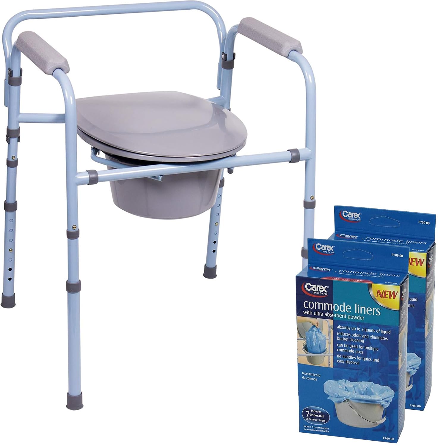 Cómoda Plegable Carex 3 En 1 Con 14 Fundas, 300 Libras - Venta Internacional.