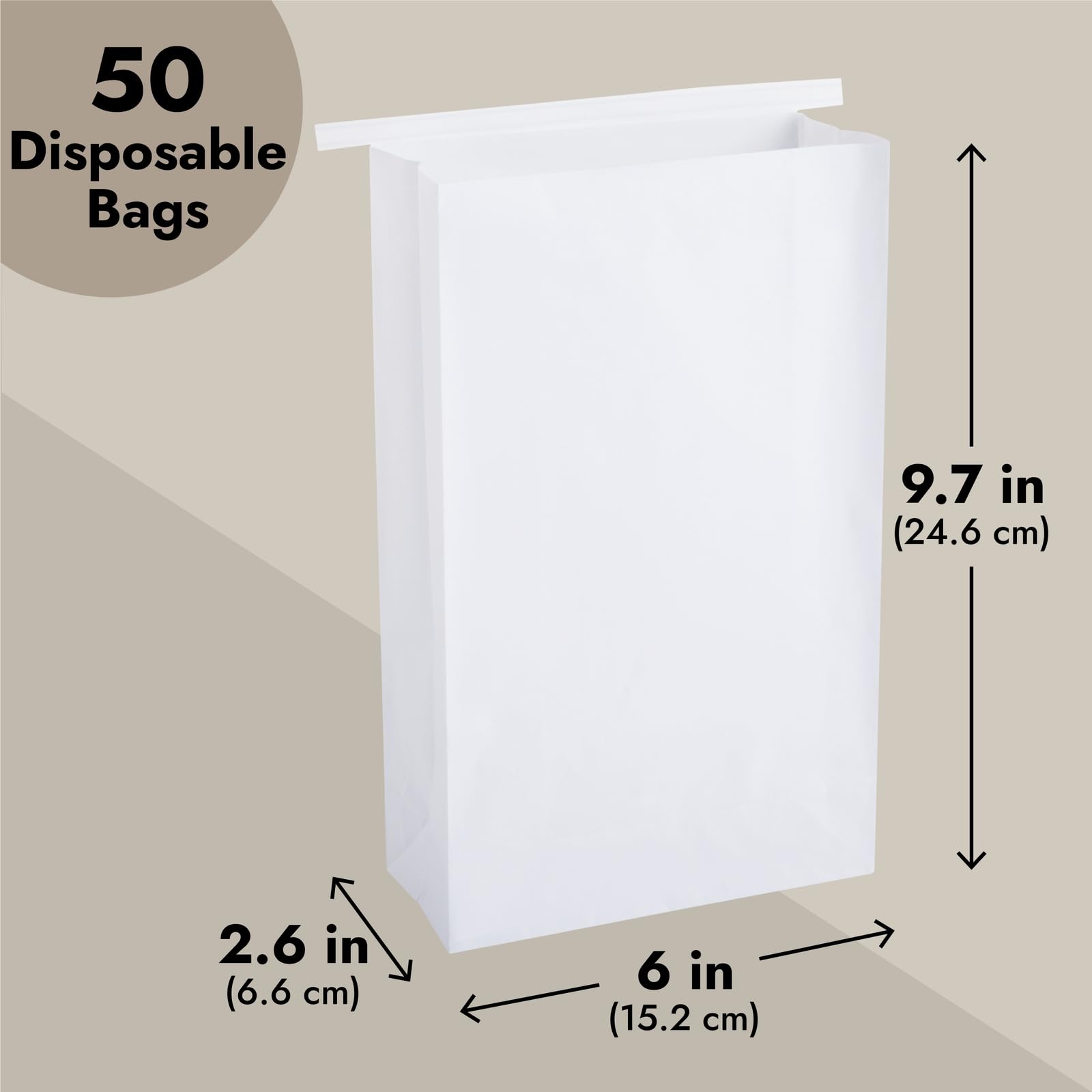 Foto 6 pulgar | Bolsas Desechables Para Vomitar Juvale Para Mareos En Automóviles  Paquete De 50 - Venta Internacional.