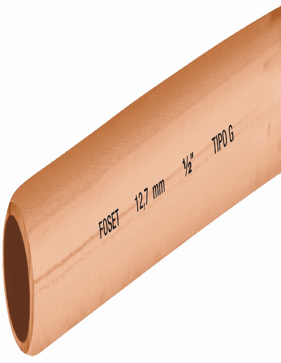 Foto 2 pulgar | Foset 48158 Tubo De Cobre Flexible, 1/2', Rollo 15 Metros