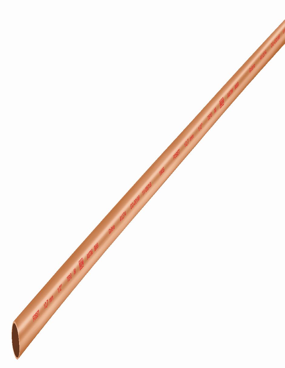 Foto 2 pulgar | Foset 41274 Tubo Cobre Tipo 'm', 1/2', 3 Metros