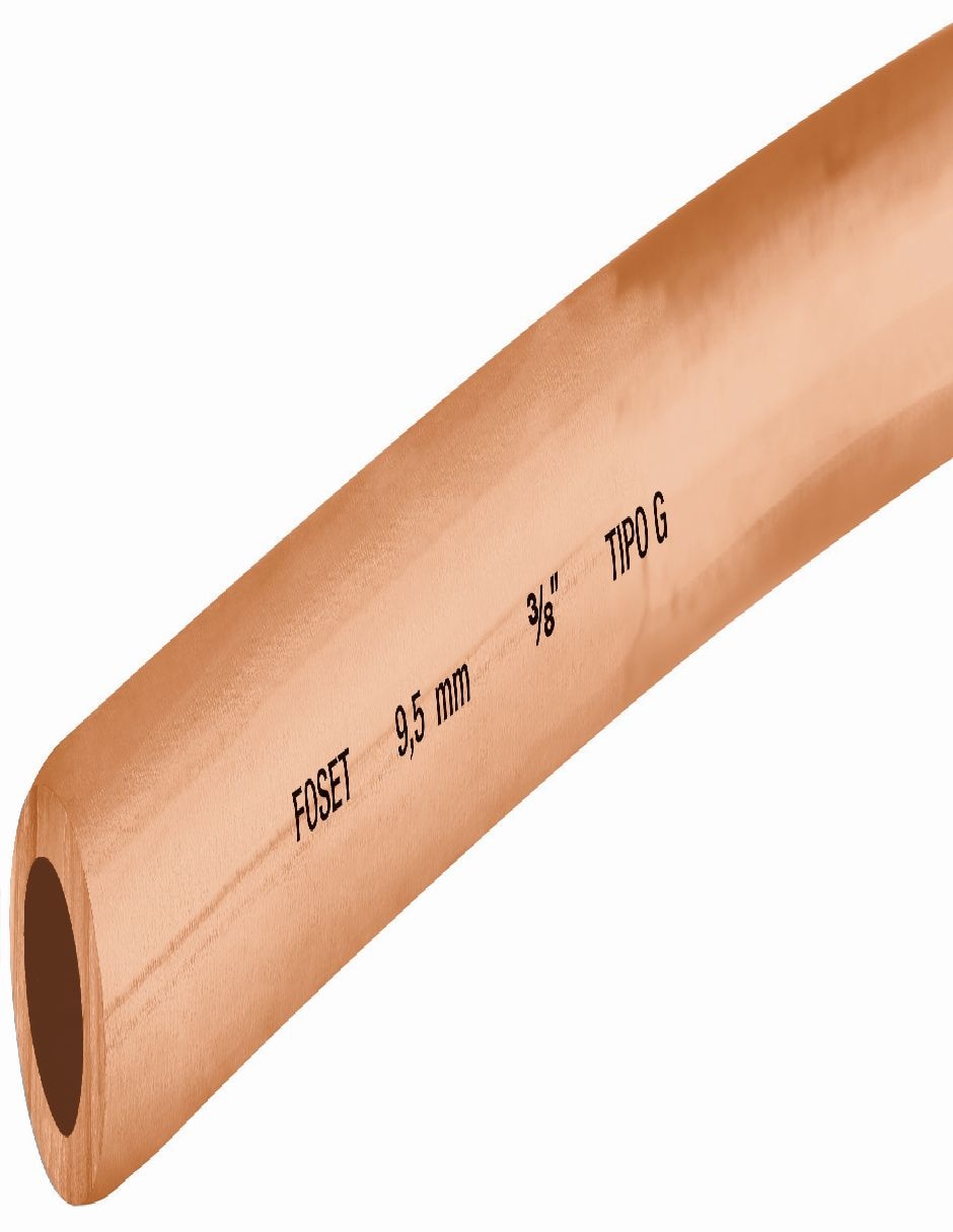 Foset 48157 Tubo De Cobre Flexible, 3/8', Rollo De 15 Metros $1,075