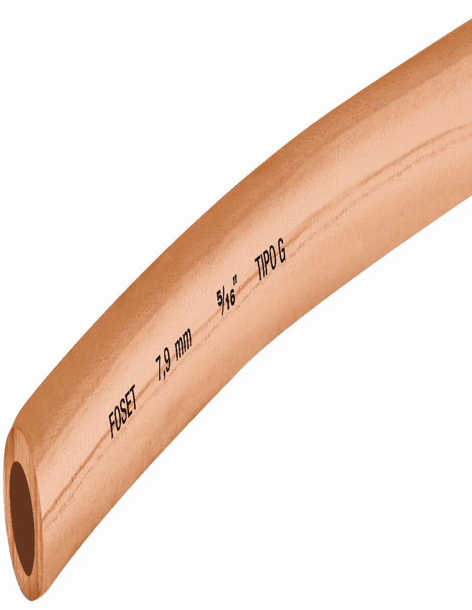 Foset 48156 Tubo De Cobre Flexible, 5/16', Rollo De 15 Metros $985