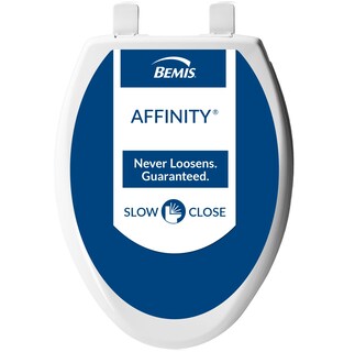 Foto 1 | Asiento De Inodoro Bemis Affinity 1200e4 000 De Cierre Lento Alargado - Venta Internacional.