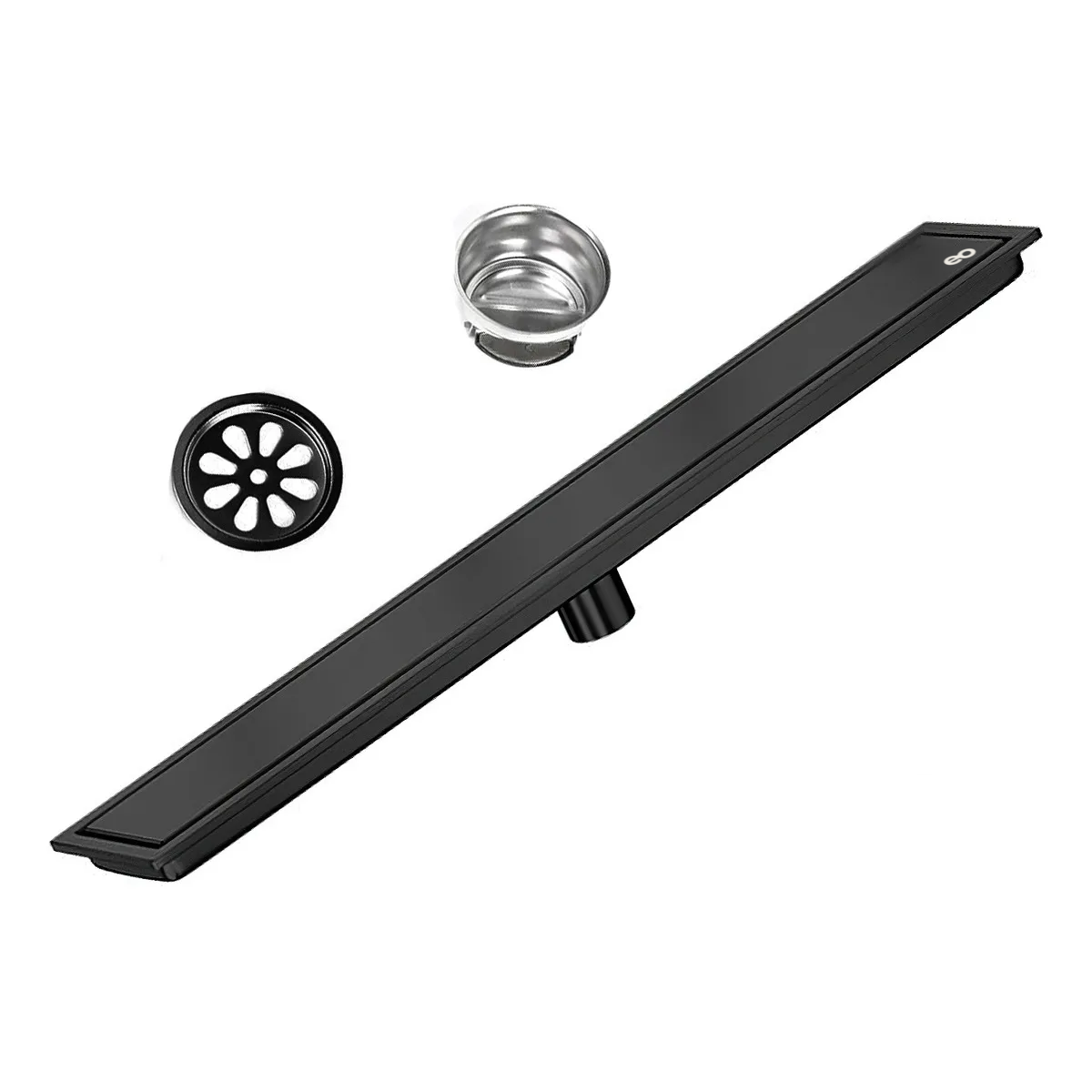 Foto 3 pulgar | Desagüe Invisible De Acero Inoxidable 10x60cm Eo Safe Imports Esi-20274 Negro