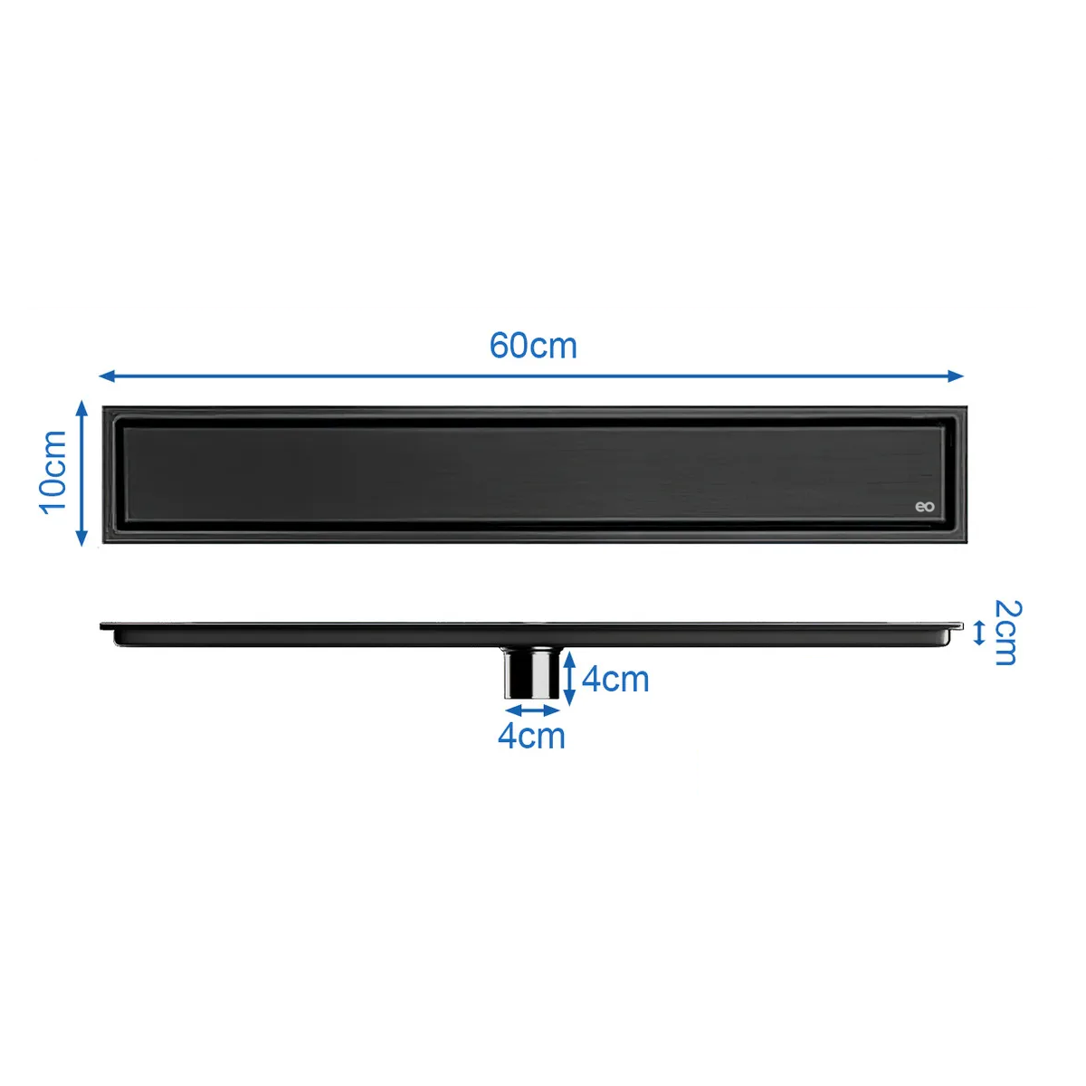 Foto 5 pulgar | Desagüe Invisible De Acero Inoxidable 10x60cm Eo Safe Imports Esi-20274 Negro