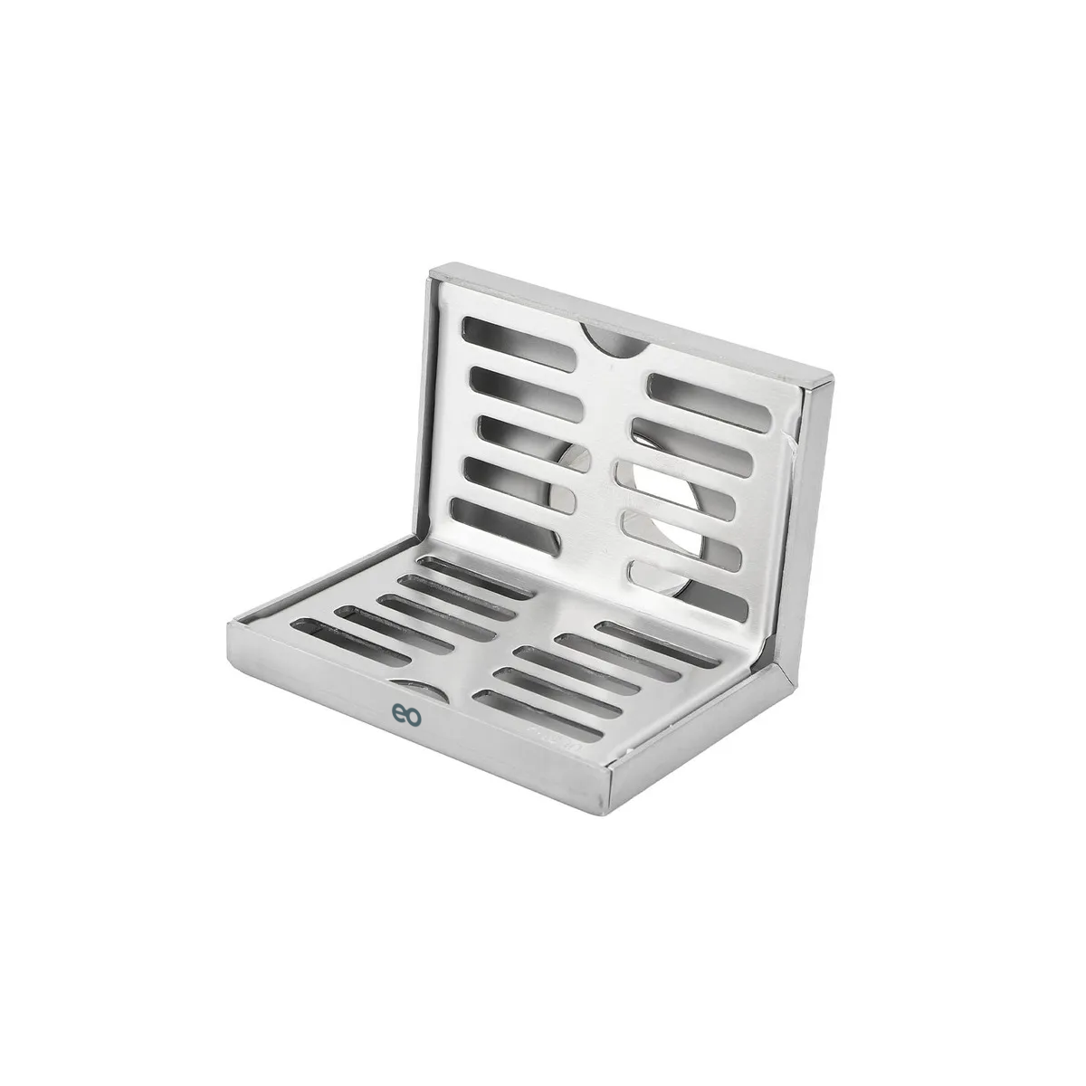 Drenaje Lateral De Acero Inoxidable En Esquina Forma De L Eo Safe Imports Esi-20279 Plata