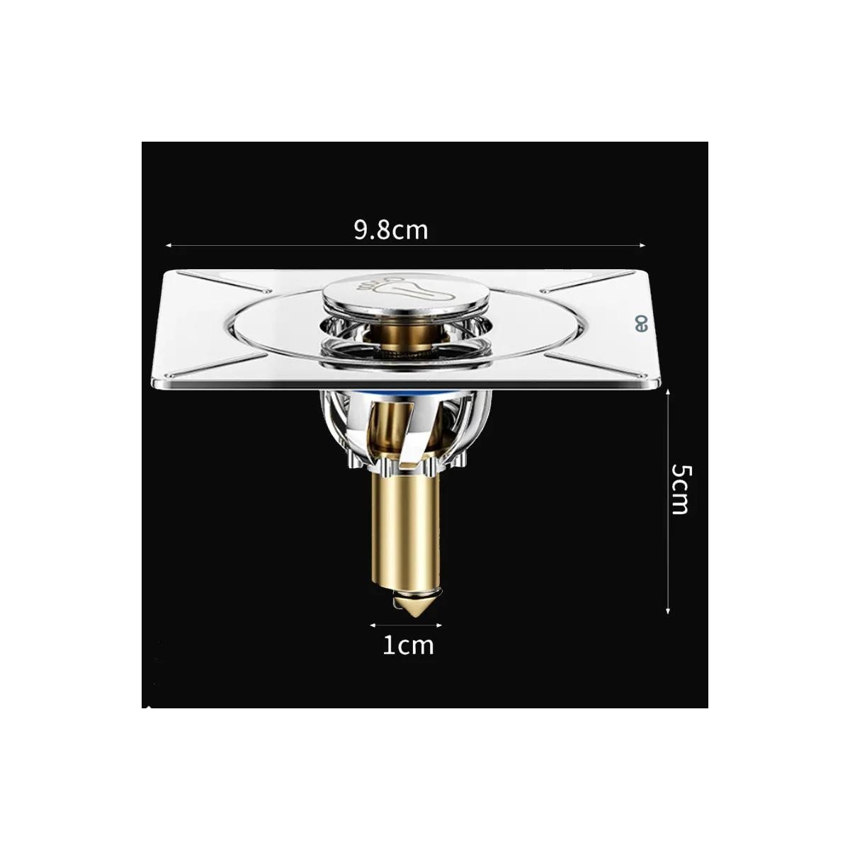Foto 4 pulgar | Coladera De Acero Inoxidable Invisible Desagüe Lineal Eo Safe Imports Esi-20275 Plata