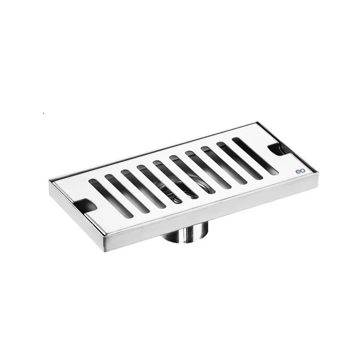 Drenaje Piso Ducha Cubierta 10*20cm Eo Safe Imports Esi-20280 Plata