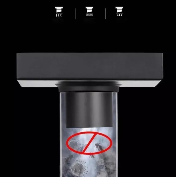 Foto 4 pulgar | Rejilla Xtellar Cuadrada De Acero Inoxidable 10cm Para Baño Moderno