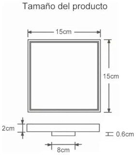 Foto 3 | Xtellar Rejilla Invisible Premium Para Piso De Acero Inoxidable 304 Anticorrosión 15x15 Cm