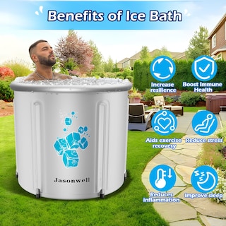 Foto 2 | Bañera De Hielo Jasonwell Para Atletas, Terapia De Agua Fría, 340 Litros - Venta Internacional.
