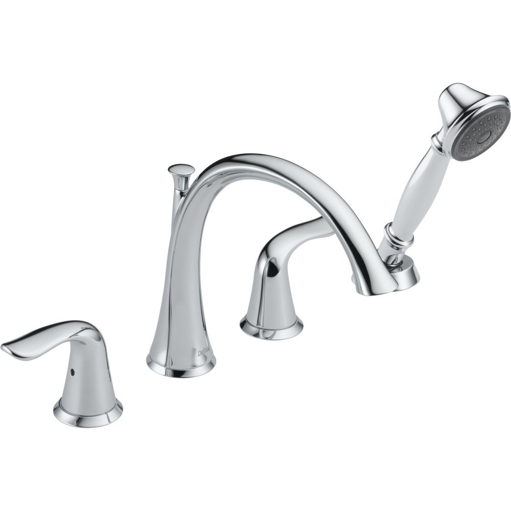 Grifo Delta Lahara T4738 Roman Para Bañera Con Ducha De Mano, Cromado - Venta Internacional.