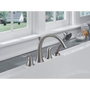 Foto 6 pulgar | Grifo Delta Lahara T4738 Roman Para Bañera Con Ducha De Mano, Cromado - Venta Internacional.