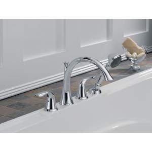 Foto 7 pulgar | Grifo Delta Lahara T4738 Roman Para Bañera Con Ducha De Mano, Cromado - Venta Internacional.