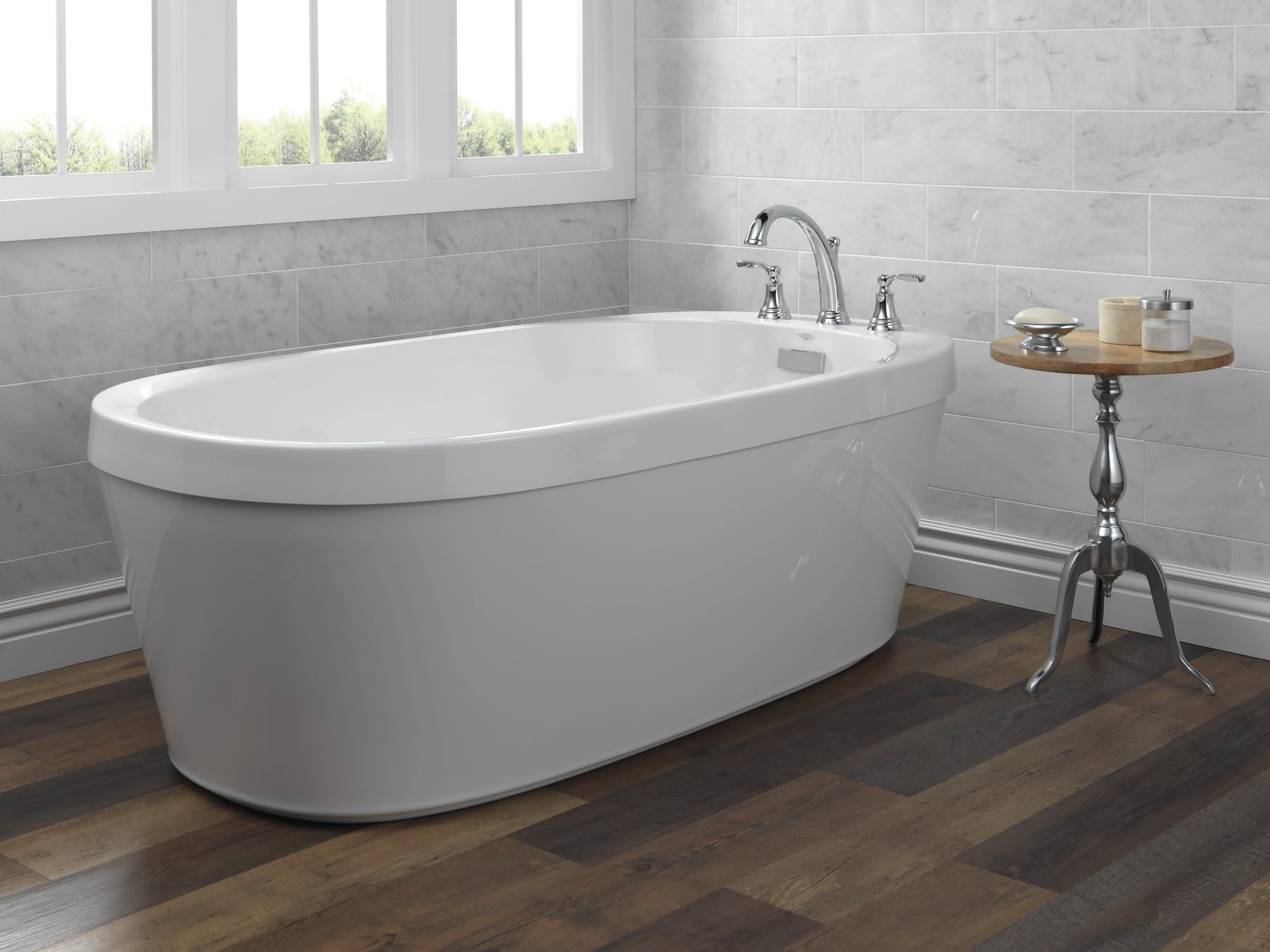 Foto 7 | Grifo Romano Para Bañera Delta Woodhurst T2732-rb Venetian Bronze - Venta Internacional.
