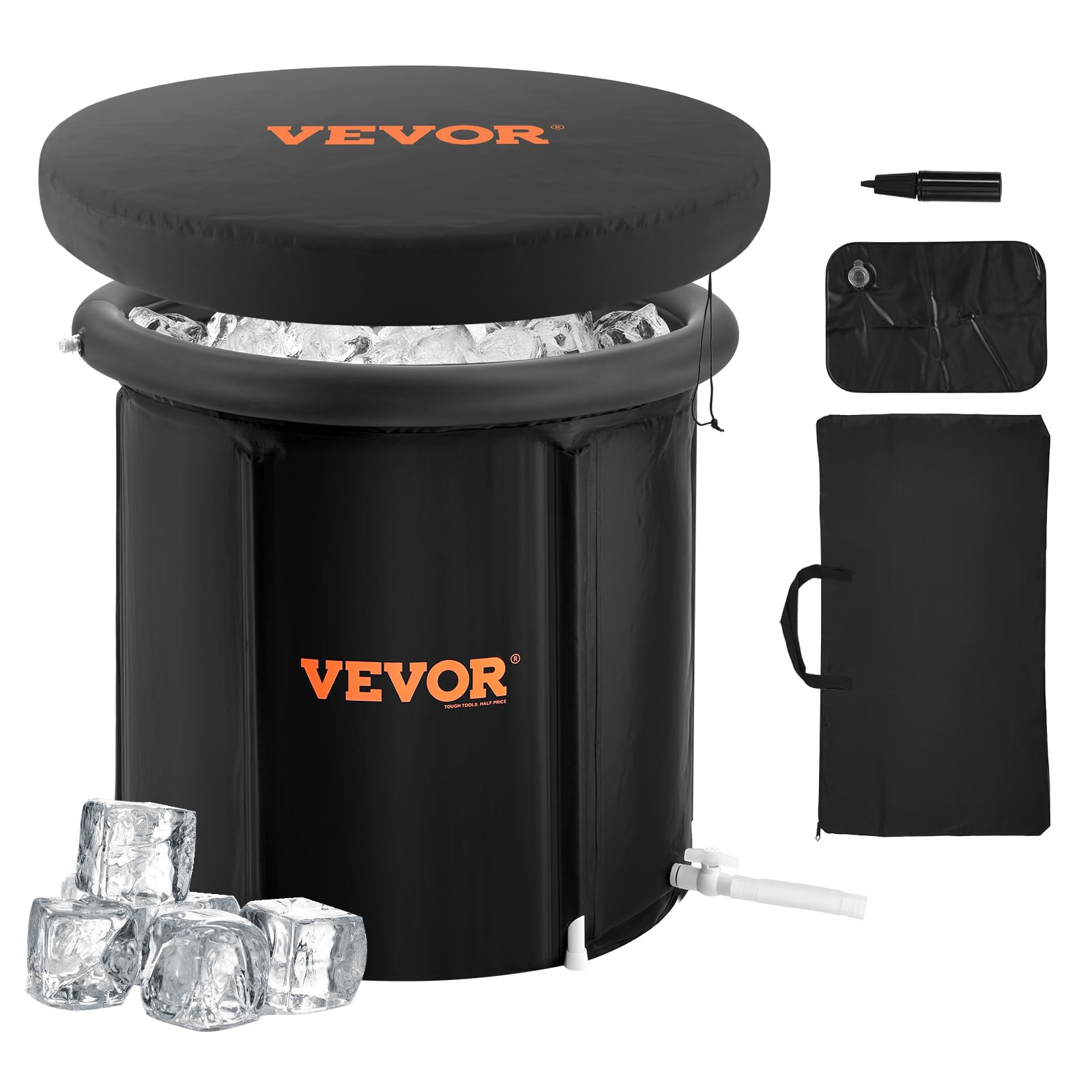 Foto 1 | Bañera De Hielo Vevor Cold Water Therapy Plunge 340 L Con Funda - Venta Internacional.