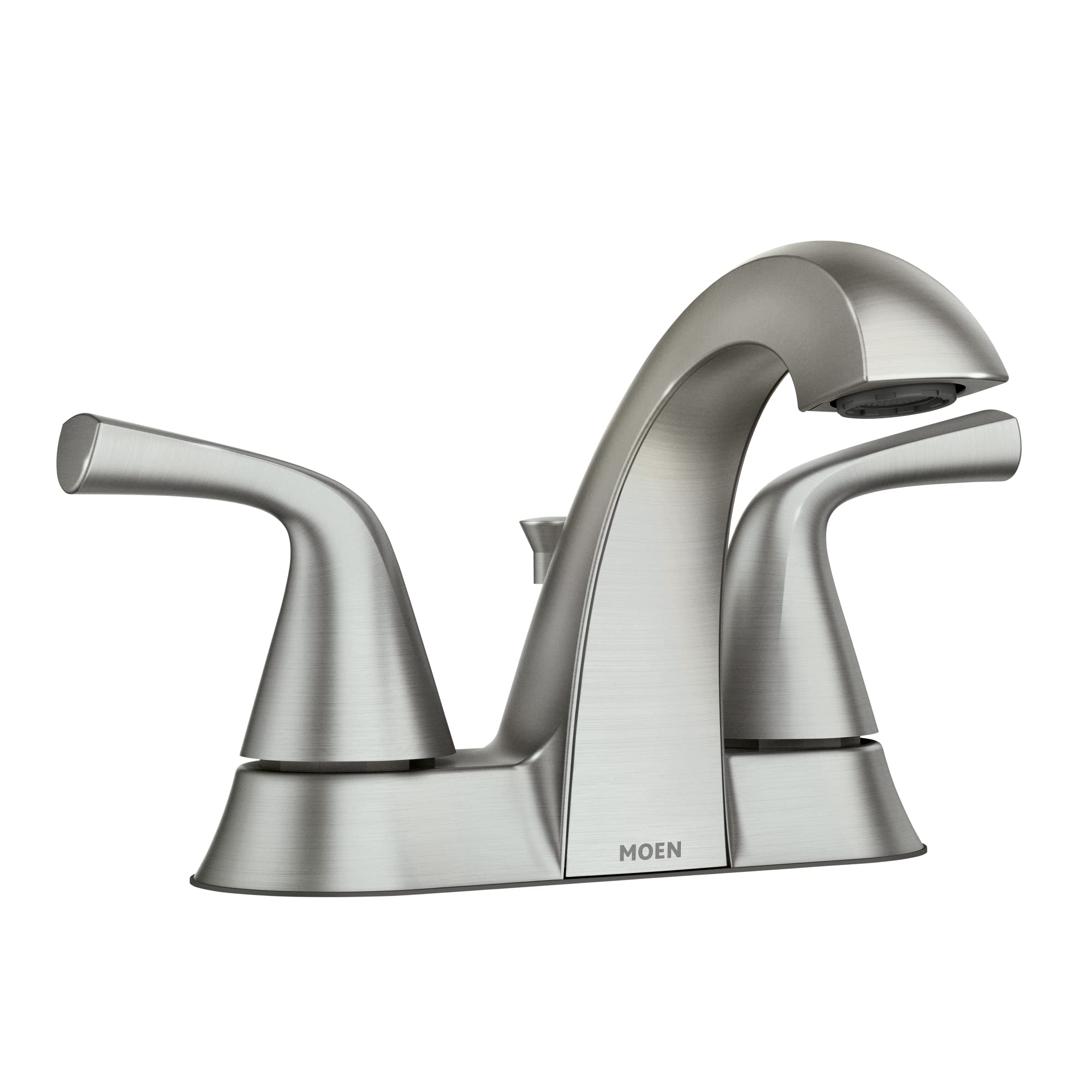 Foto 1 | Grifo De Baño Moen Haber Spot Resist En Níquel Cepillado - Venta Internacional.