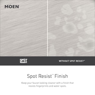 Foto 3 | Grifo De Baño Moen Haber Spot Resist En Níquel Cepillado - Venta Internacional.