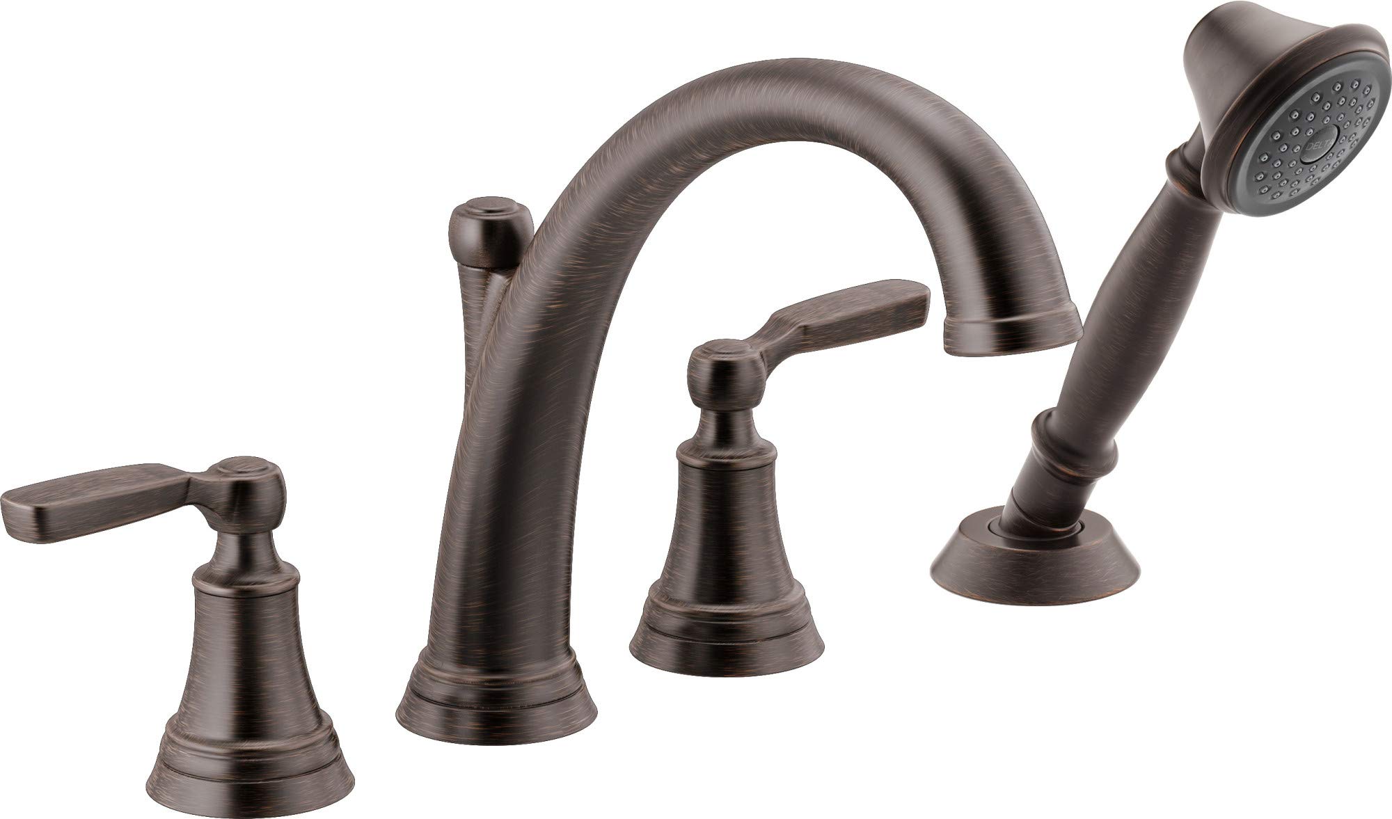 Grifo Romano Para Bañera Delta Woodhurst T4732-rb Con Ducha De Mano - Venta Internacional.