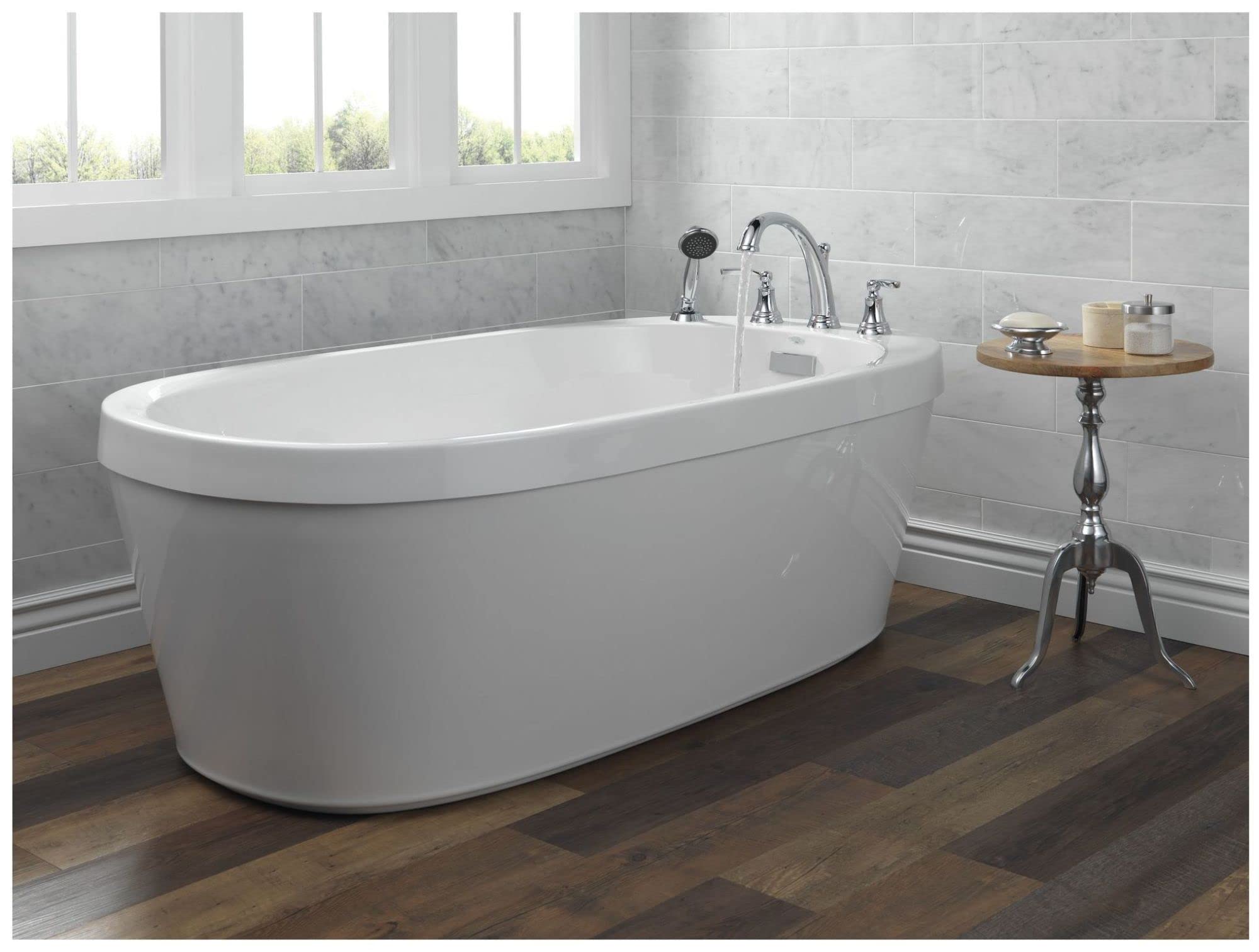 Foto 4 pulgar | Grifo Romano Para Bañera Delta Woodhurst T4732-rb Con Ducha De Mano - Venta Internacional.