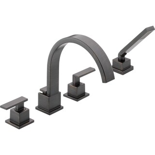 Foto 1 | Grifo Romano Para Bañera Delta T4753-rb Bronce Veneciano Con Ducha De Mano - Venta Internacional.