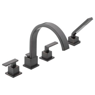 Foto 4 | Grifo Romano Para Bañera Delta T4753-rb Bronce Veneciano Con Ducha De Mano - Venta Internacional.