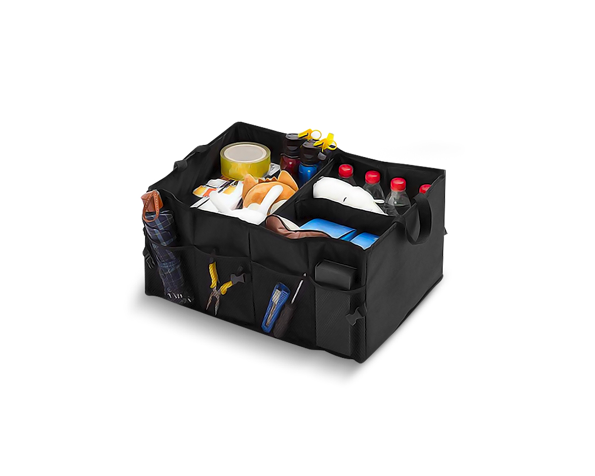 Foto 2 | Organizador para Cajuela Redlemon 79501 Negro Plegable Impermeable con Espacio para Botellas con Múltiples Compartimen