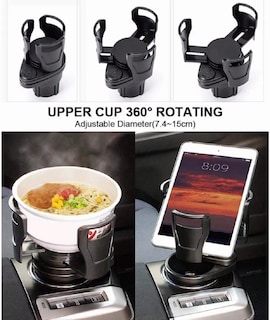 Foto 3 | Organizador Portavasos para Automóvil Universal Ajustable