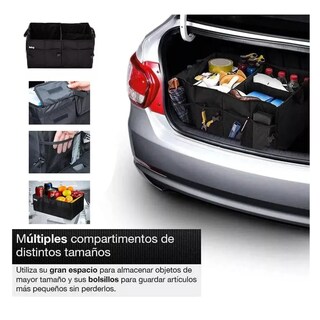 Foto 2 | Organizador Cajuela Interior Plegable Impermeable Automóvil Belug, Negro